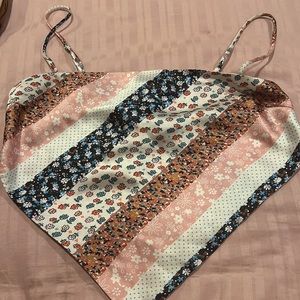 princess polly tie back top with bow